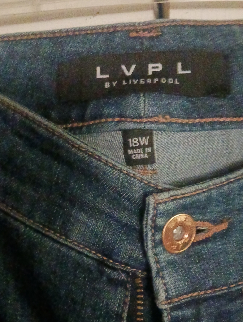 Liverpool Dark Blue High-Rise Stretch Jeans